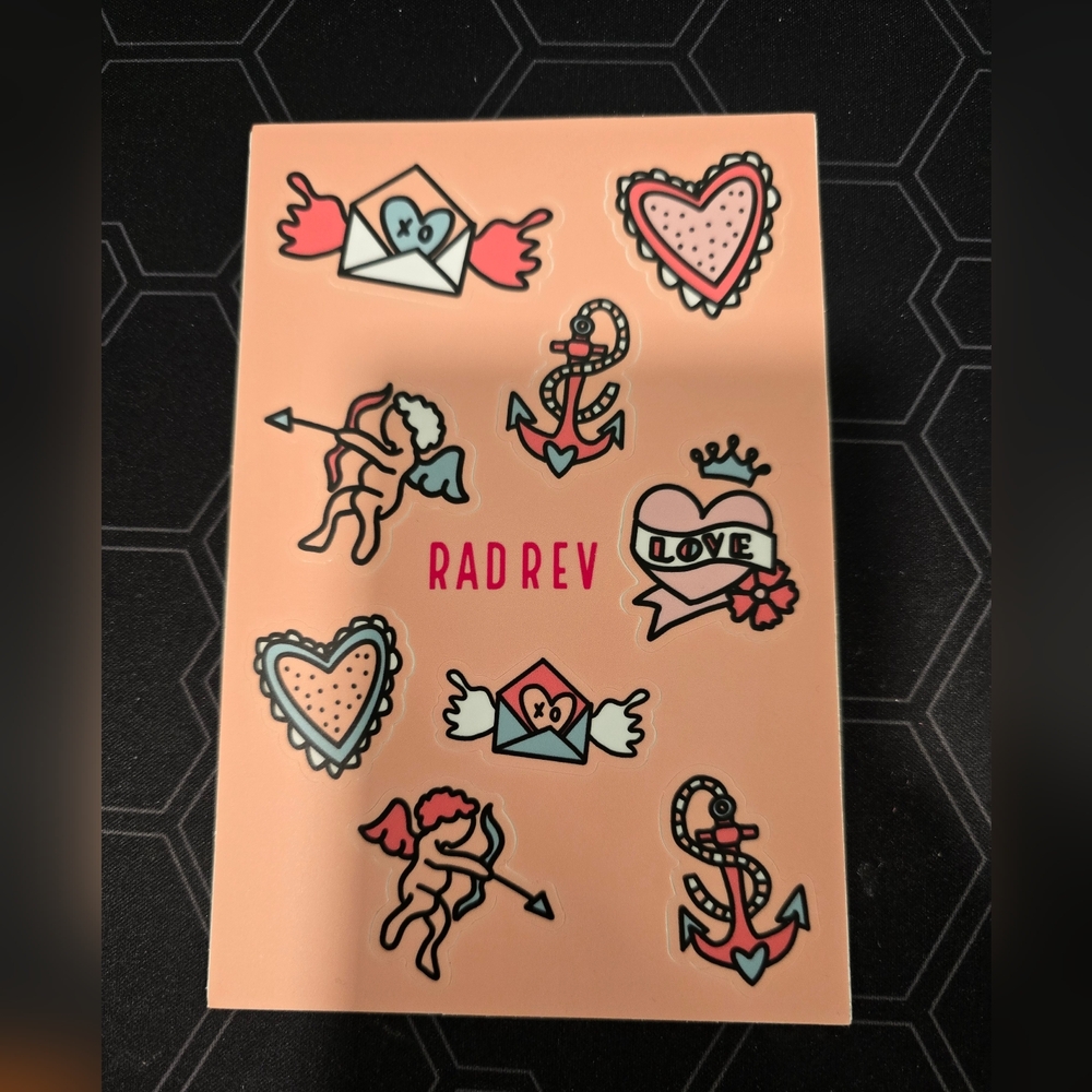 Rad Rev Valentines Day Sticker Sheet